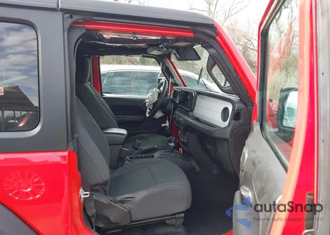 2024 Jeep Wrangler 2-Door Sport S 4X4 z USA, uszkodzony, nr VIN 1C4PJXAN4RW124135